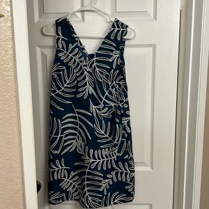 Women’s Halogen blue silk dress